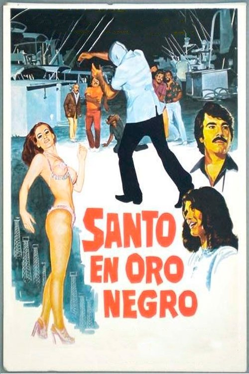 Santo en oro negro